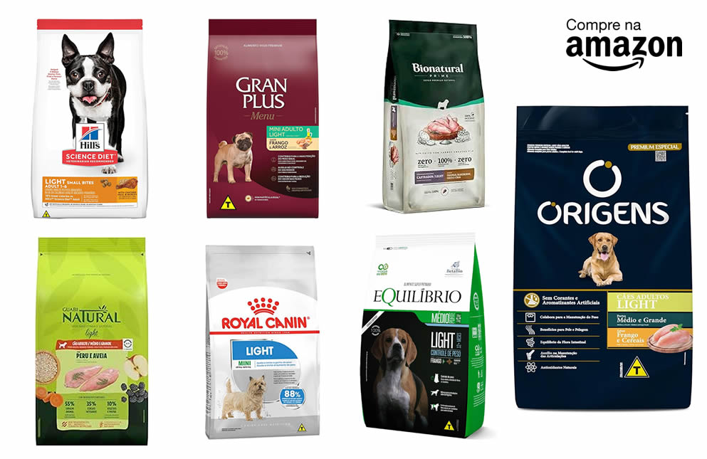 Rações Light na Amazon Brasil